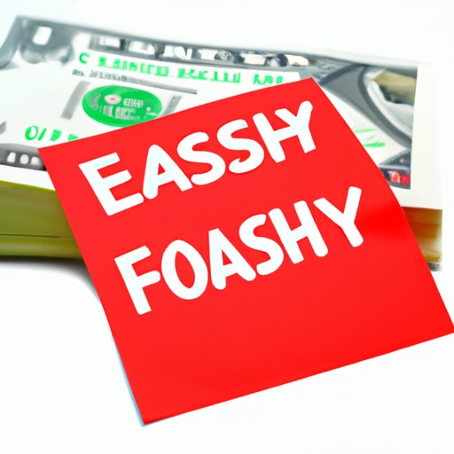 Easy Cash: 5 Ways to Make Money Fast