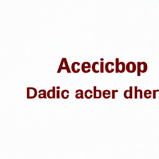 II. Method 1: Using Adobe Acrobat DC