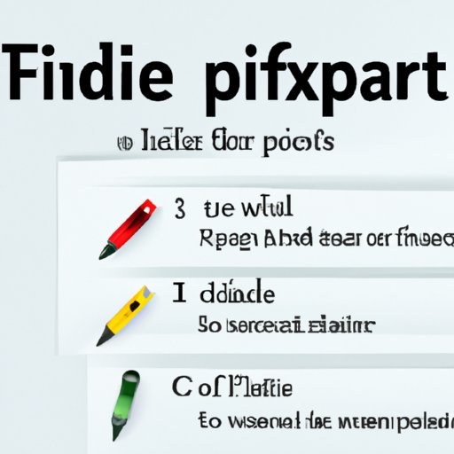 IV. Listicle of simple tools for editing text in PDF