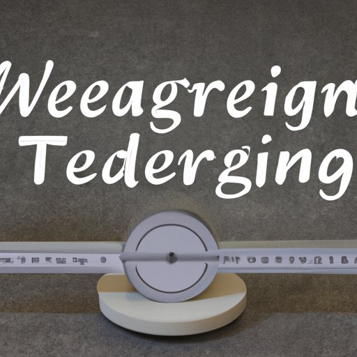  Understanding Weight Measurement: Exploring Different Approaches and Tools